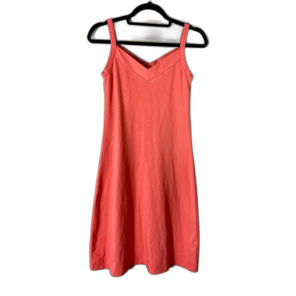 Patagonia Dresses & Skirts - Patagonia Amber Dawn Dress Coral Pink Organic Cotton V-Neck Shelf Bra Womens XS